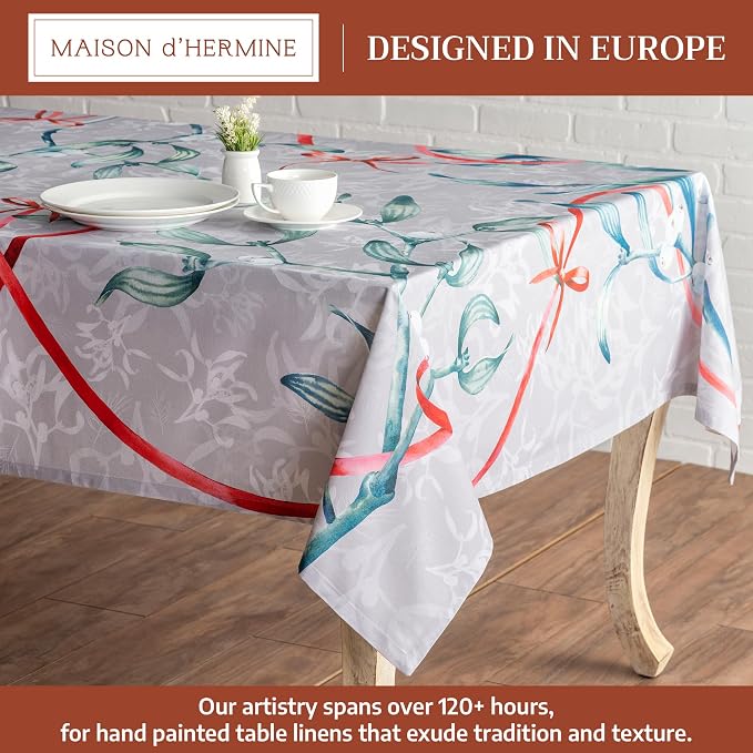 Maison d' Hermine Table Cloth Rectangle Table 100% Cotton 60 x 108 Inches Fall - Image 2