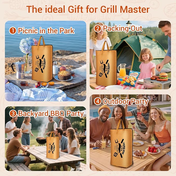 Ultimate Insulated Meat Vault | 21" Large BBQ Resting Blanket - Image 7