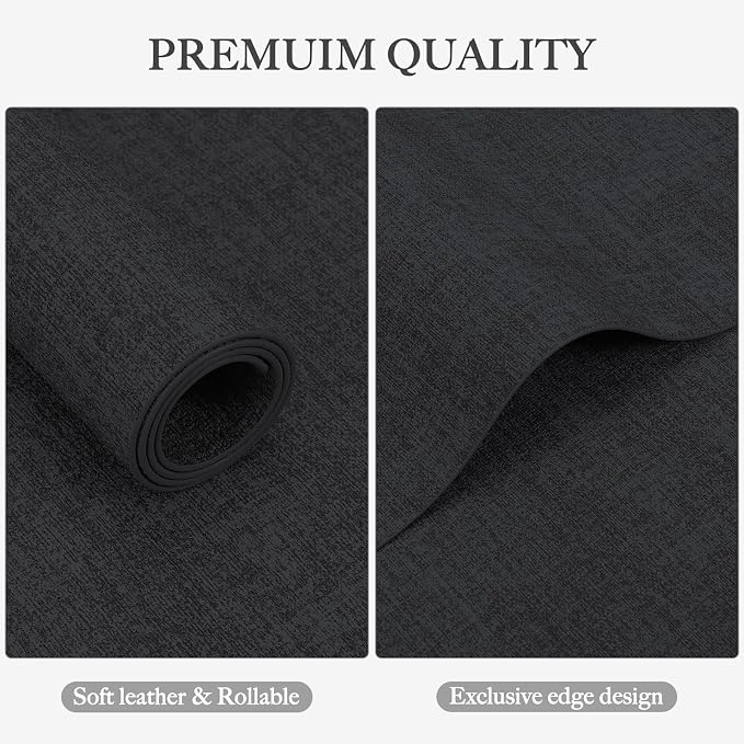 Faux Leather Heat Resistant Placemats Set of 6 – Waterproof Oilproof Wipeable - Image 4
