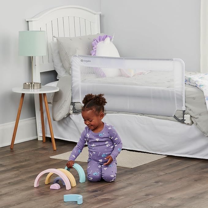 Regalo Safety Swing Down Bed Rail Guard - Image 5