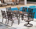 PHI VILLA Cast Aluminum Patio Dining Set by PHIVILLAThepioneerofcomfortablehouseholdsupplies