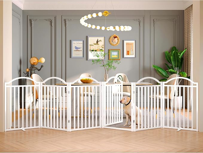 BHG Metal No-Assembly Freestanding Dog Gate by BHG