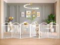 BHG Metal No-Assembly Freestanding Dog Gate by BHG