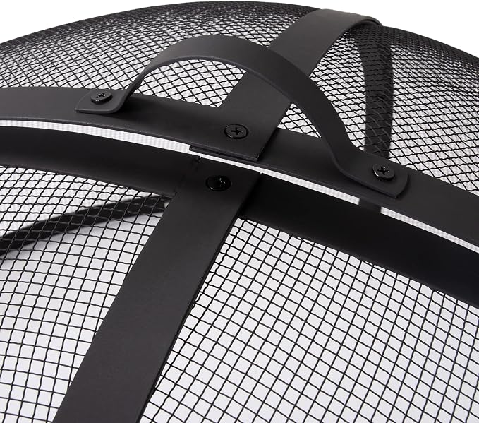SUNCREAT Outdoor Fire Pit Spark Screen Cover Accessory, Patio Round - Image 5