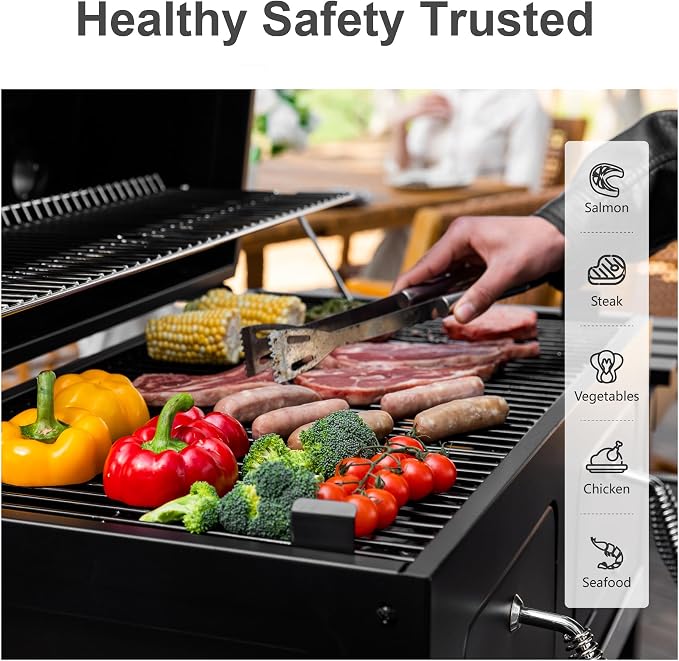 GREEN PARTY Barrel Charcoal Grill - Image 8