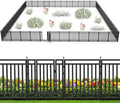 Garden Fence 40in x 108ft, 42 Panels + 6 Gates, Durable Outdoor Yard Barrier by Petorldog
