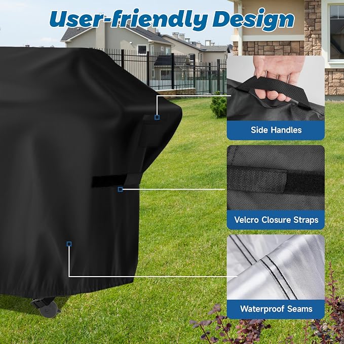 Flat Top Grill Cover for Nexgrill Daytona 4-Burner Propane Gas Griddle，Heavy - Image 5