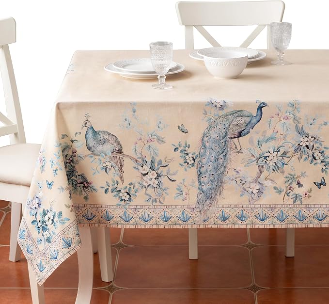 Maison d' Hermine Premium Table Cloth Rectangle Table 100% Combed Cotton 120 x by MaisondHermine