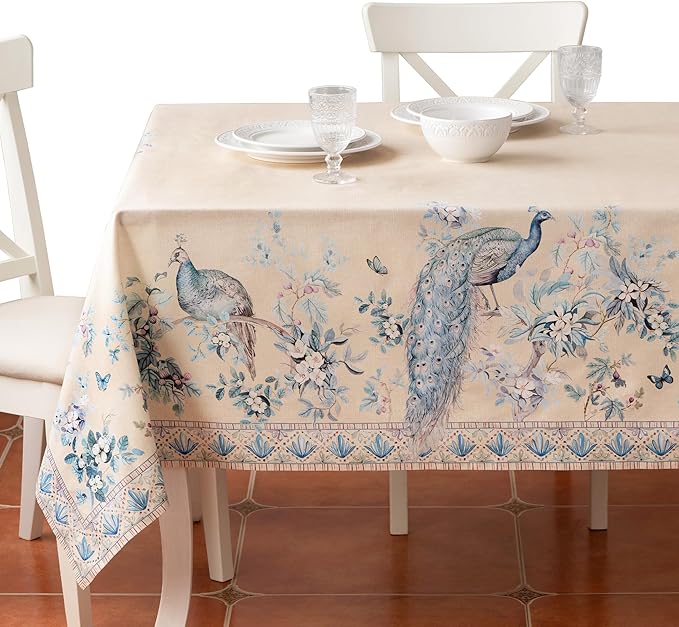 Maison d' Hermine Premium Table Cloth Rectangle Table 100% Combed Cotton 108 x by MaisondHermine