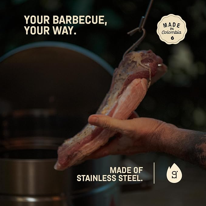 3-in-1 Stainless Steel Smoker Barrel Grill – Portable Charcoal BBQ - Image 8