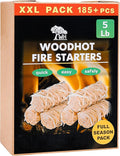 WH 185 pcs Natural Fire Starters by Woodhot