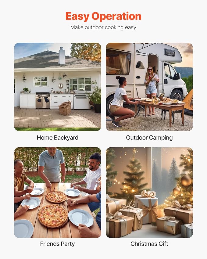 VEVOR Pizza Oven Outdoor, Portable Pizza-Stove - Image 6