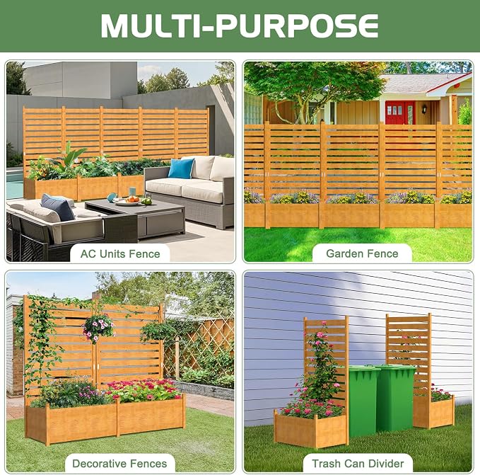 Air Conditioner Fence, Wood Decorative Fences - Image 7