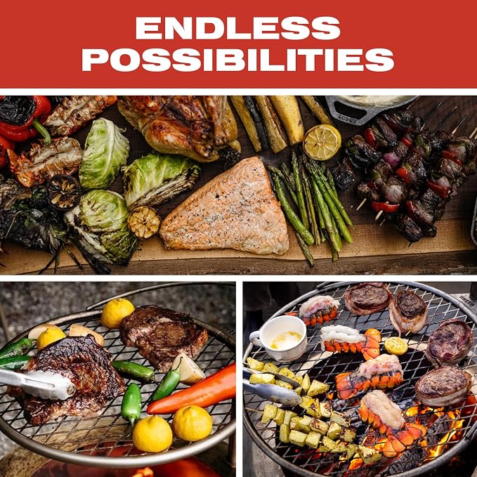 Breeo Smokeless Fire Pit Grilling Bundle | 27.5 inch Smokeless Firepit - Image 3