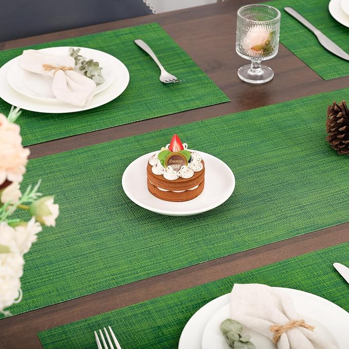 Myir JUN Table Runner, Vinyl Table Runner Indoor 72 Inch Long Arbitrarily - Image 3