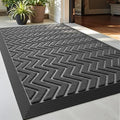 DEXI Front Door Mat Outside Entrance, 2x3 ft Rubber Entry Doormat Heavy Duty by DEXI