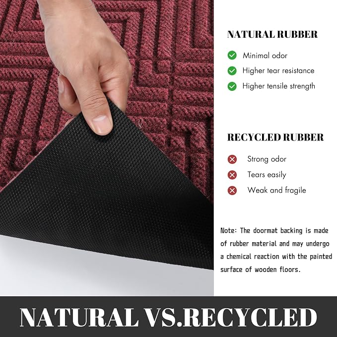 Yimobra Door Mats Outdoor 29.5x17, All-Season Waterproof Outdoor Mats - Image 6