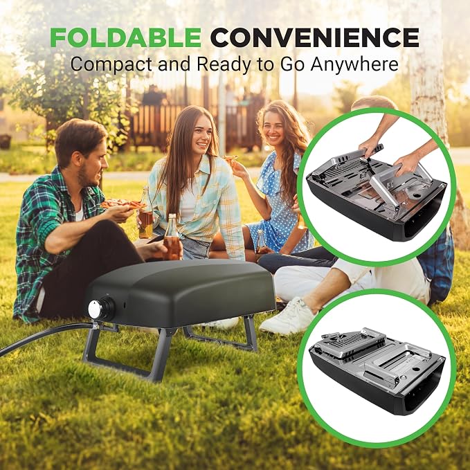 NutriChef Portable Outdoor Gas Pizza Oven - Image 2