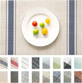 Placemats Set of 6 Vinyl/Plastic Woven Place Mats by Unknown