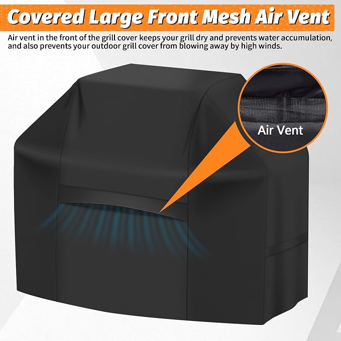 iCOVER Grill Cover 58 inch, BBQ Grill Cover - Image 5