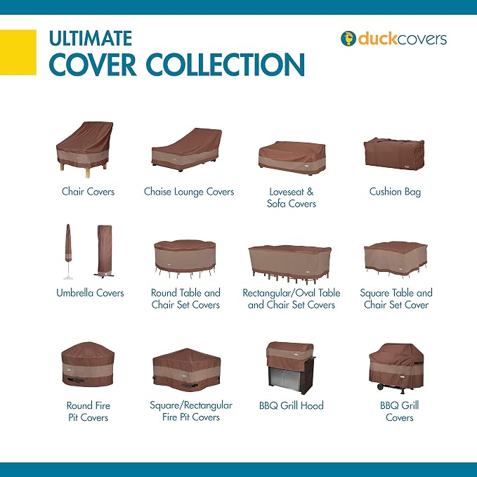 DUCKCOVERS Ultimate Waterproof Rectangular/Oval Patio Table - Image 11