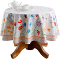 Maison d' Hermine Table Cloth Round Table 100% Cotton 63 Inches Tablecloth by MaisondHermine
