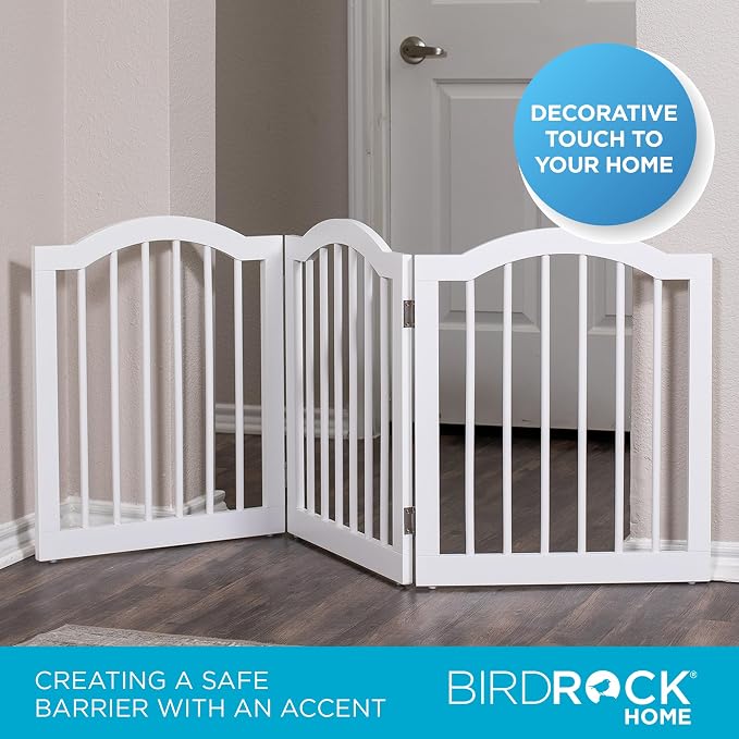 INTERNET'S BEST Arched Top Dog Gate | 3 Panel, and Porch | Portable, Extra Wide - Image 4