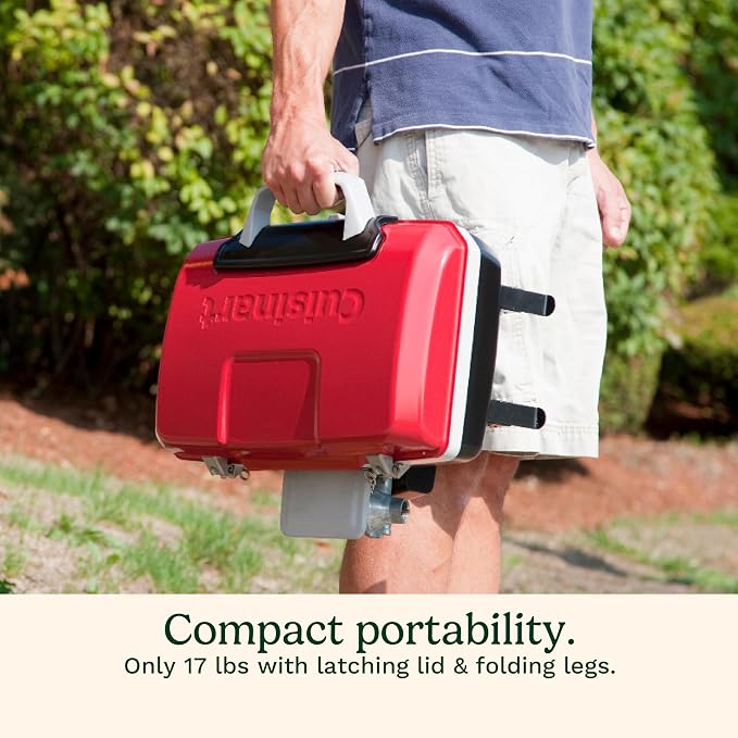 Cuisinart Petite Gourmet Portable Gas Grill, Compact Portable Grill Propane - Image 7