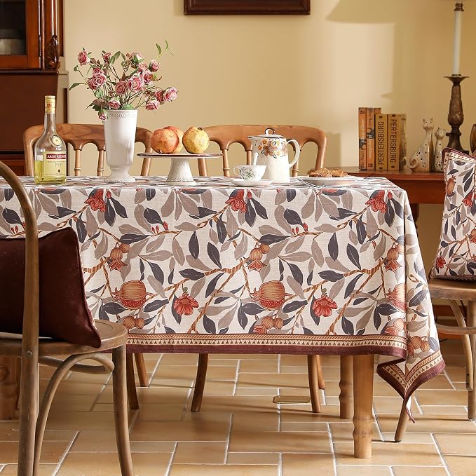 patdrea Designer Brown Tablecloth - Image 2