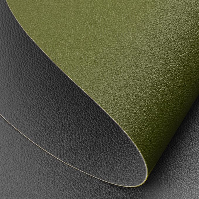 Myir JUN Placemats, Dual-Sided Placemats Waterproof Faux Leather Placemats Set - Image 3