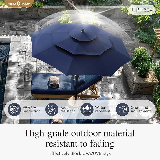 Sophia & William Metal Outdoor Patio Dining Set 6 PCS - Image 6