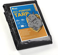 GUARD SHIELD Black Tarp Waterproof 20x30 Feet Medium Duty All Purpose Poly by GUARDSHIELD