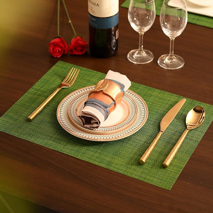 SLKQG Green Christmas Placemats Set of 4 - Image 7