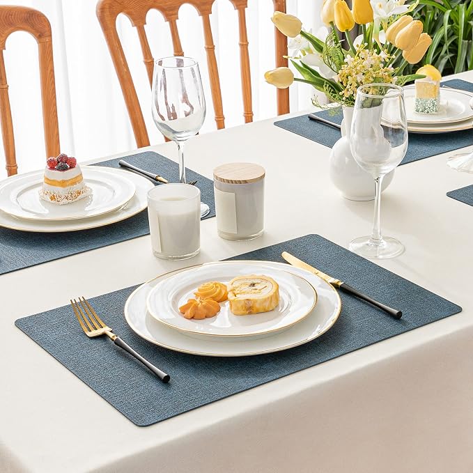 Romanstile Vinyl Placemats Set of 4-12 X 17 Inch - Image 2