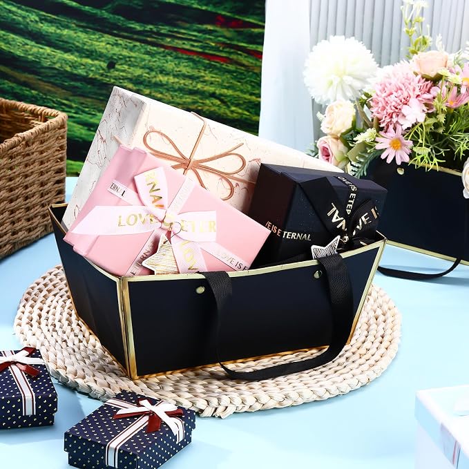 Tuanse 30 Pcs Basket for Gift Empty DIY Bulk Gift Basket Kit - Image 4
