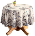 Maison d' Hermine Table Cloth Round Table 100% Cotton 69 Inches Fall Tablecloth by MaisondHermine