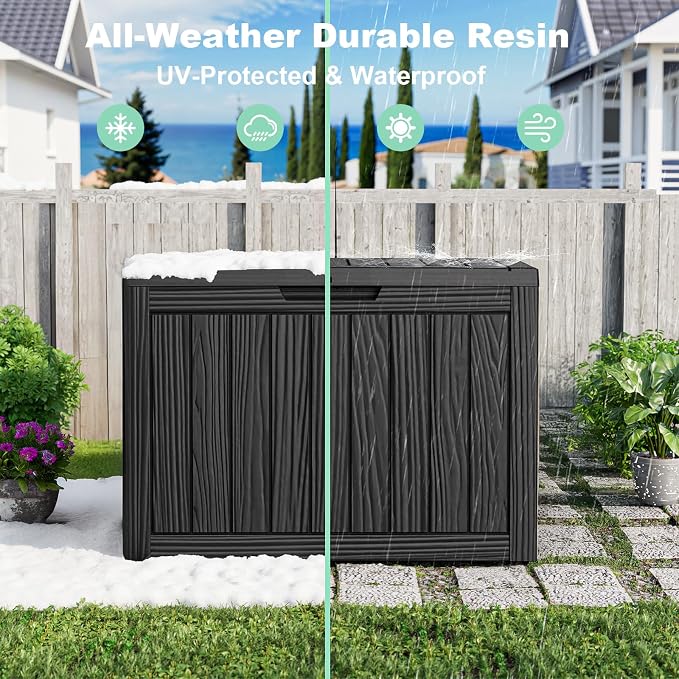 45 Gallon Outdoor Storage Box – Resin Deck Box - Image 5