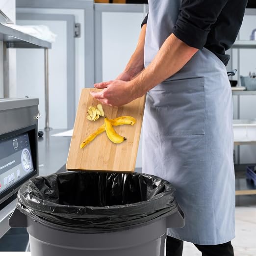 PRO&Family Commercial Round Trash Can - Image 4