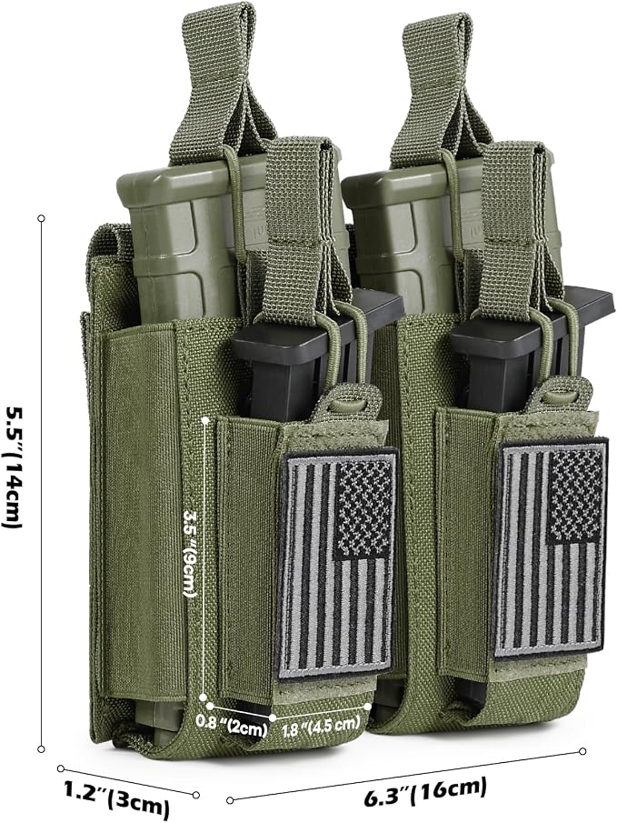 Open-Top Single/Double/Triple Molle Mag Pouch - Image 2