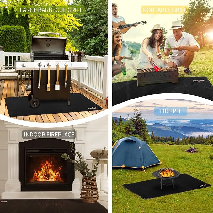 Large 70 X 48 Inch Under Grill Mats - Image 6