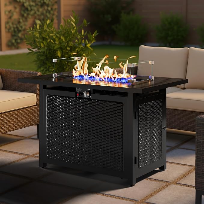 Royalcraft 43” Outdoor Propane Fire Table Set - Image 8