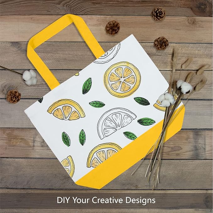 TOPDesign 1-Pack Super Strong Large 12oz Cotton Canvas Tote Bag, Reusable - Image 3