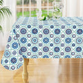 misaya Rectangle Waterproof Vinyl Table Cloth, Wipeable Tablecloth by misaya