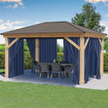 HolidayIdeas Waterproof Patio Outdoor Curtains by HolidayIdeas