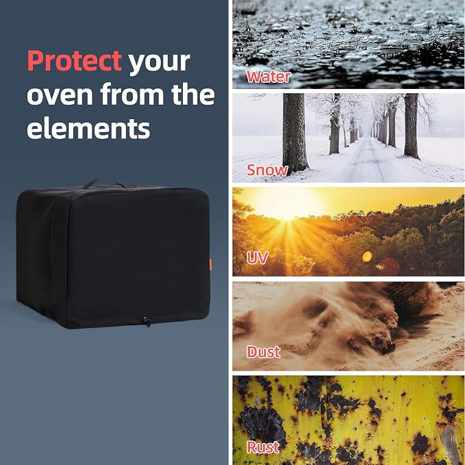 Waterproof Cover for Ninja Pizza Oven MO201, UV Resistant, Windproof - Image 6