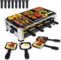 TAMARIT Raclette Cheese Table Grill Portable Electric Indoor Korean BBQ Griddle by TAMARIT