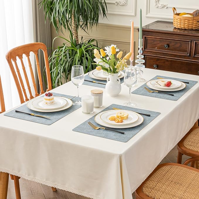 Romanstile Vinyl Placemats Set of 8-12 X 18 Inch - Image 7