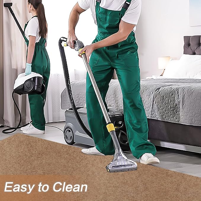 4' x 10' Runner Rugs with Rubber Backing, Indoor Outdoor Utility Carpet Runner - Image 5