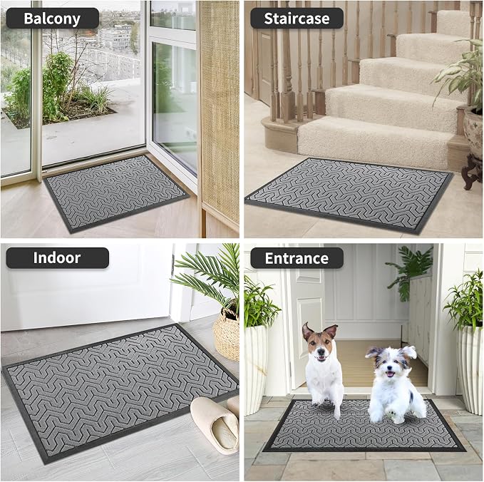 Yimobra Extra Large Door Mat Outside Entrance 60x36, Waterproof Heavy Duty - Image 7