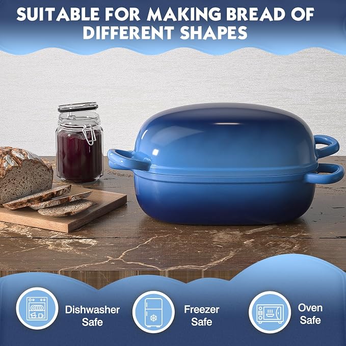Dutch Oven for Bread Baking 9x6 Inch - Image 7